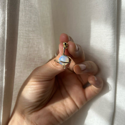 Little Saturn Drop Earring